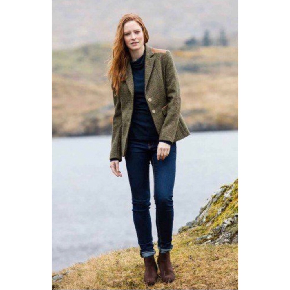 {Salt & Pepper} Tweed Blazer